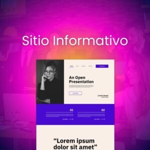 Sitio Web Informativo a la Medida